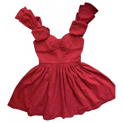 Pre-owned Manoush Red Wool Dress