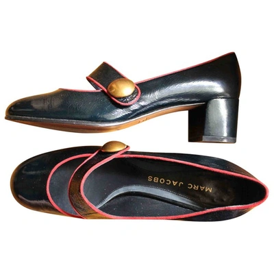 Pre-owned Marc Jacobs Black Patent Leather Flats