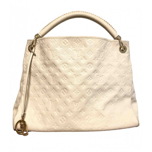 Pre-Owned Louis Vuitton Artsy Beige Leather Handbag | ModeSens