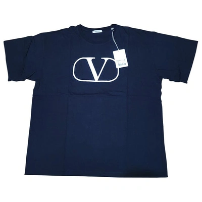 Pre-owned Valentino Black Cotton T-shirts