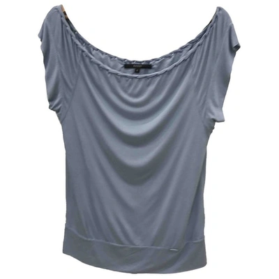 Pre-owned Gucci Grey Synthetic Top