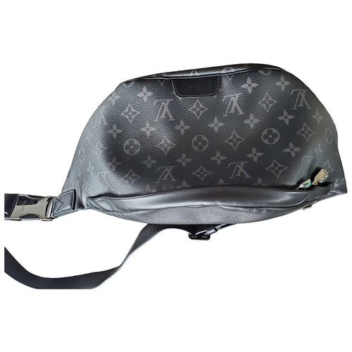 Pre-Owned Louis Vuitton Bum Bag / Sac Ceinture Black Cloth Bag | ModeSens