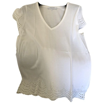 Pre-owned Gerard Darel White Cotton Top