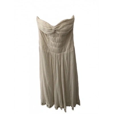 Pre-owned Isabel Marant Étoile Beige Cotton Dress