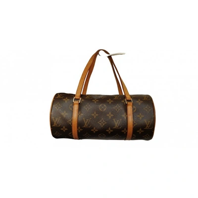 Pre-owned Louis Vuitton Papillon Brown Cloth Handbag