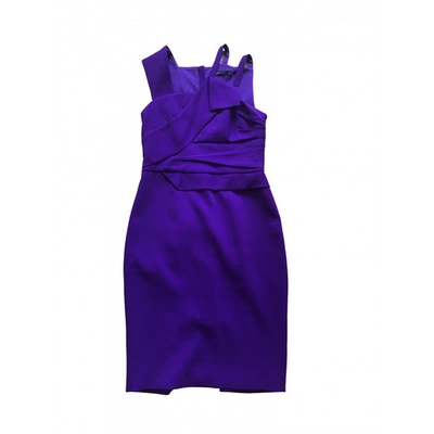 Pre-owned Karen Millen Purple Dress