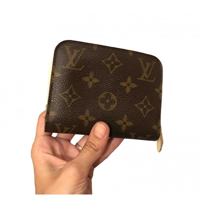 Pre-owned Louis Vuitton Brown Cloth Wallet