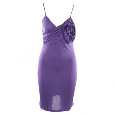 Pre-owned John Galliano Purple Dress