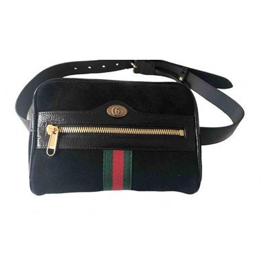Pre-owned Gucci Black Leather Purses, Wallet & Cases