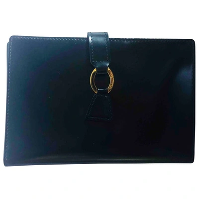 Pre-owned Dior Black Patent Leather Wallet