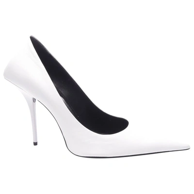 Pre-owned Balenciaga White Leather Heels