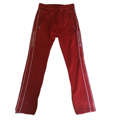 Pre-owned The Kooples Spring Summer 2019 Red Trousers