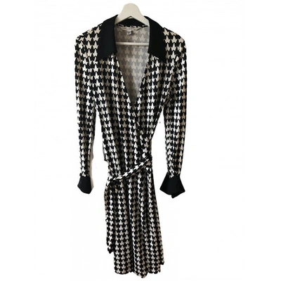 Pre-owned Diane Von Furstenberg Black Silk Dress