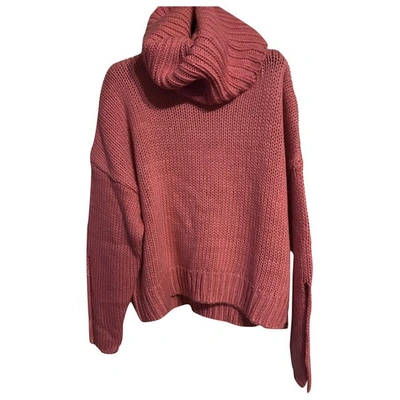 Pre-owned One Teaspoon Pink Wool Knitwear