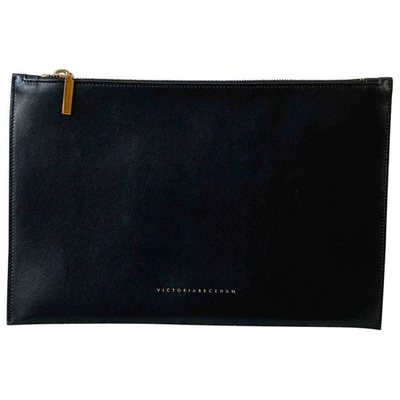 Pre-owned Victoria Beckham Black Leather Clutch Bag
