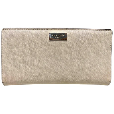 Pre-owned Kate Spade Beige Leather Clutch Bag