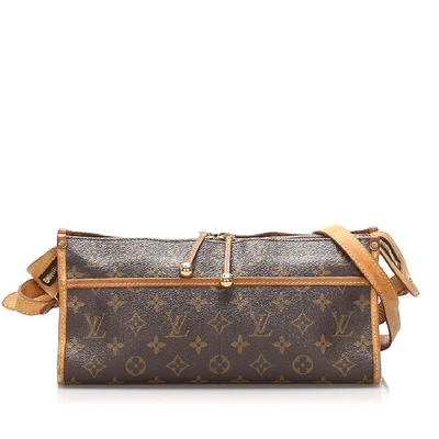 Pre-owned Louis Vuitton Monogram Popincourt Long In Brown