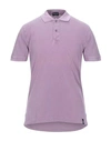 Drumohr Polo Shirt In Light Purple