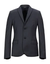 Grey Daniele Alessandrini Blazer In Steel Grey