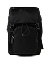 PRADA TECHNO FABRIC AND LEATHER BACKPACK