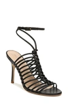 Via Spiga Women's Paula Strappy High-heel Sandals In Black Nappa Leather