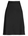 Dondup Midi Skirts In Black