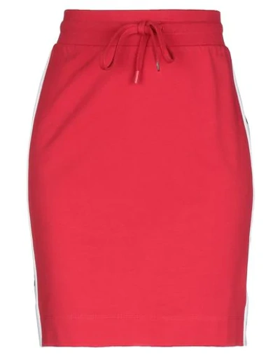 Love Moschino Mini Skirts In Red