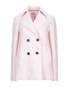 Harris Wharf London Coat In Pink