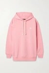 ACNE STUDIOS APPLIQUÉD COTTON-JERSEY HOODIE