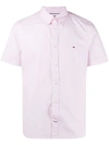 TOMMY HILFIGER BUTTON-DOWN EMBROIDERED LOGO SHIRT