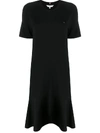 TOMMY HILFIGER FLARED T-SHIRT DRESS