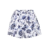 ALEXANDRA MIRO FLORAL COTTON SHORTS,P00473802