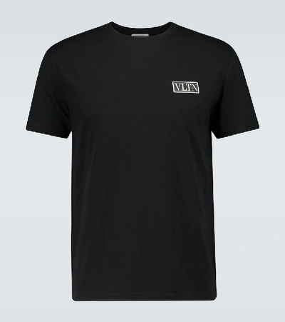 Valentino T-shirt Jersey, Regular, Vltn In Black