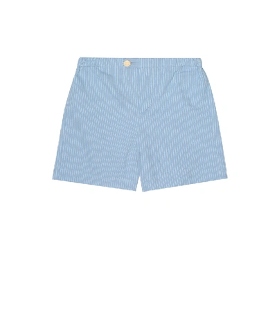 Gucci Kids' Children's Striped Cotton Short In Blue