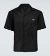 Prada Black Nylon Gabardine Shirt