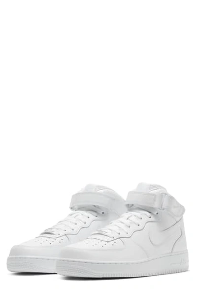 Nike Air Force 1 Mid '07 Men's Basketball Shoes In White