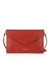 Lancaster Handbags Pur & Elements Smooth Air 8'' Clutch In Red