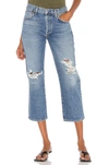 Citizen Of Humanity Distressed-effect Mid-rise Cropped Jeans In Wistful