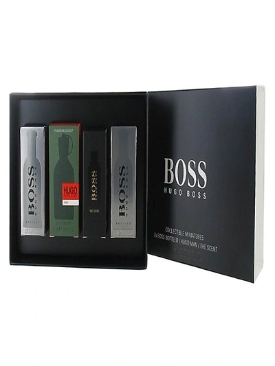 Hugo Boss Travel 4-piece Collectible Miniatures Fragrance Set