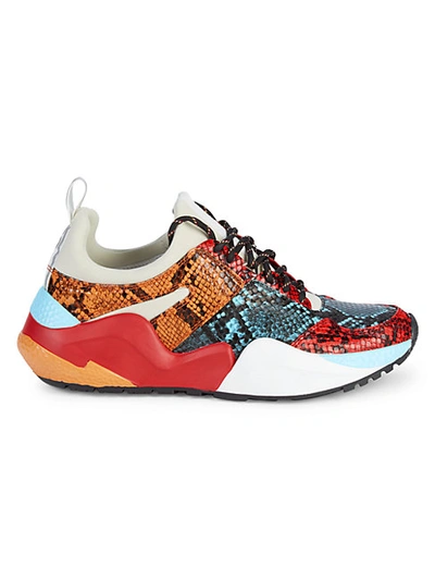 Kenneth Cole Maddox Jogger Sneakers In Orange Multi