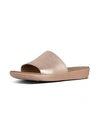 FITFLOP FITFLOP WOMEN'S SOLA SLIDES - LEATHER SANDAL WOMEN'S SHOES