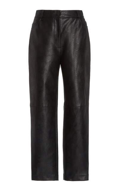 Stella Mccartney Hailey Vegan Leather Skinny Trousers In Black