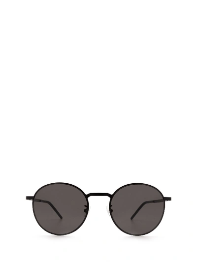 Saint Laurent Sl 250 Slim Black Sunglasses In 002 Black