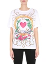 BOUTIQUE MOSCHINO T-SHIRT GIROCOLLO,11423035