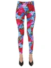 VERSACE PRINTED LEGGINGS,11422533