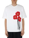 AMI ALEXANDRE MATTIUSSI ROUND NECK T-SHIRT,11421674