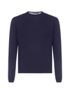 Prada Blue Wool Lightweight Sweater In Bleu