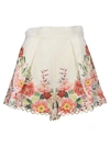 ZIMMERMANN BELLITUDE FLORAL SHORTS,11421548