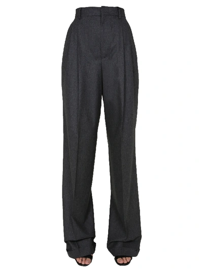 Dsquared2 High Waist Trousers In Grey