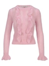 PHILOSOPHY DI LORENZO SERAFINI PHILOSOPHY RUFFLED DETAIL KNIT SWEATER,11421479